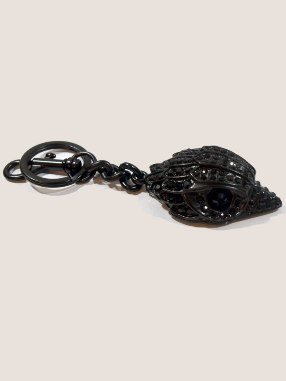 KURT GEIGER London Black Brass Metal Eagle Keychain / Bag Charm NIB | Sold-Out - Picture 5 of 5
